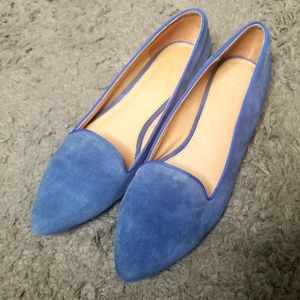 Joie Suede Day Dreaming Loafers in Royal Blue